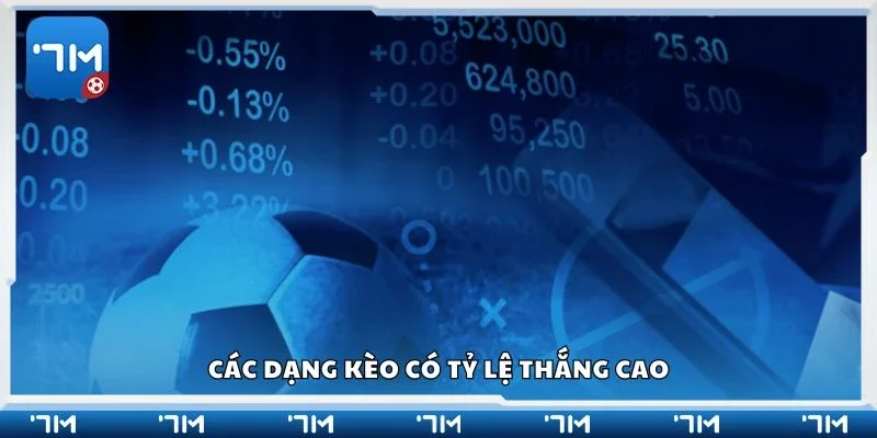 Các dạng kèo có tỷ lệ thắng cao