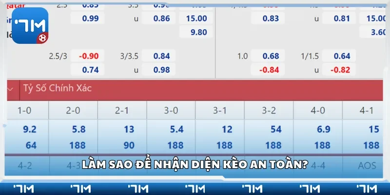 Làm sao để nhận diện kèo an toàn?
